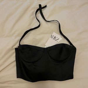 ZARA Corset Halter Top